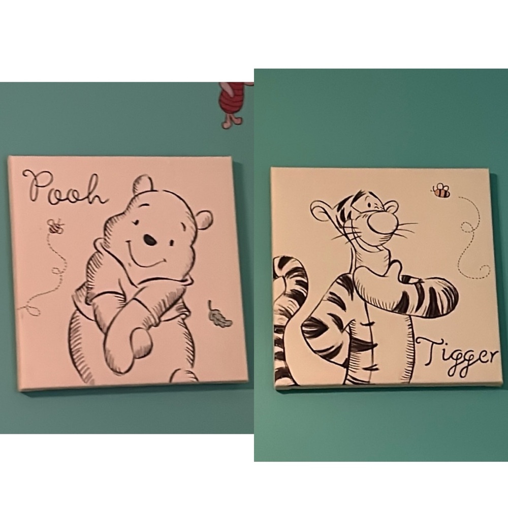Pooh Canvas Set
